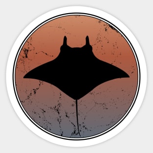 Manta Ray Sticker